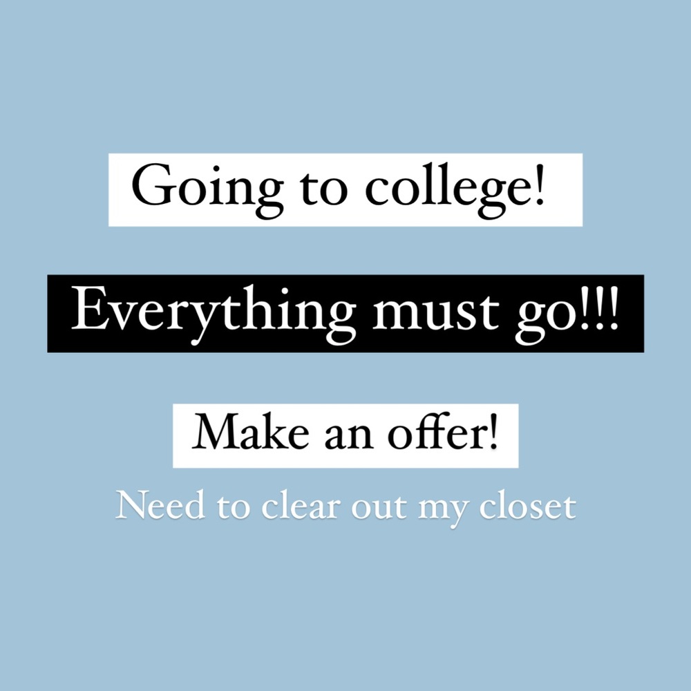 Make an offer! Everything must go